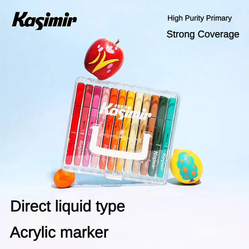 Copic Marker Classic - KASIMIR-Acrílico Marcador Líquido Direto, Cerdas Macias,