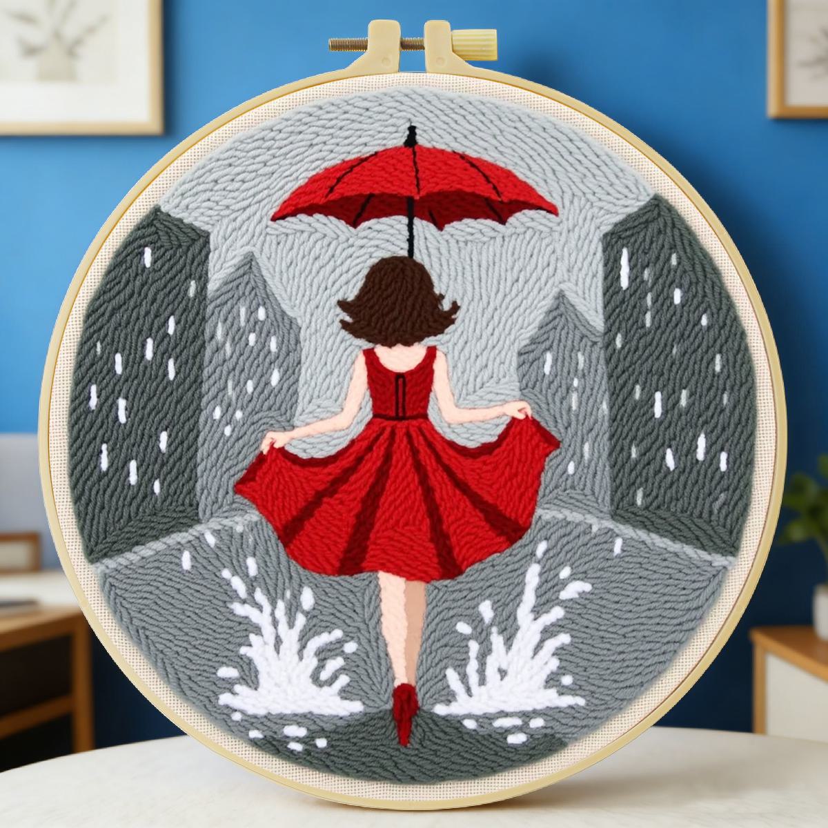 Is Sewing Textile Art - Kit de Bordado com Agulha Mágica