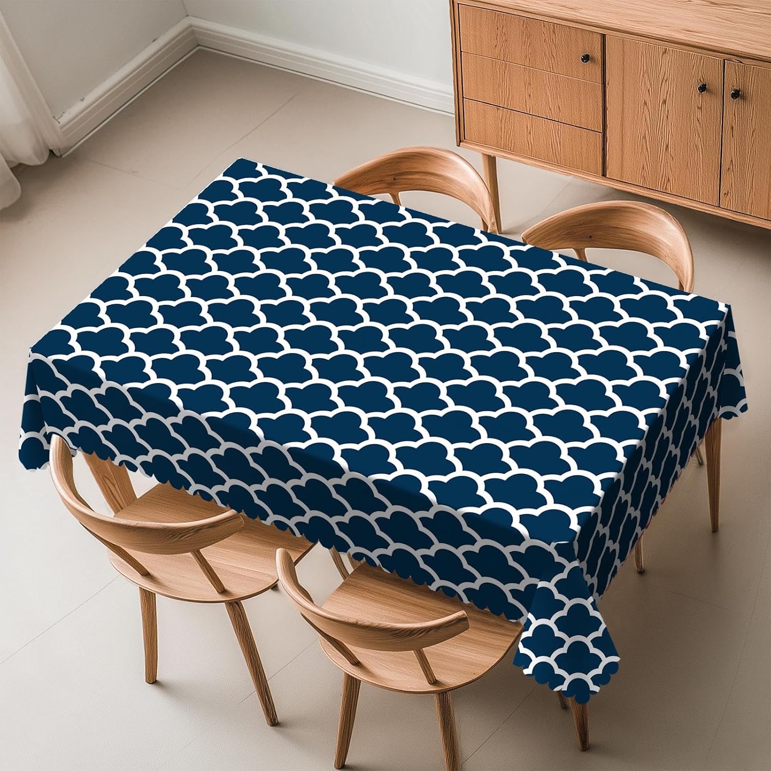 Century Textile & Sewing Supply Reviews - Toalha de Mesa Azul Marinho com