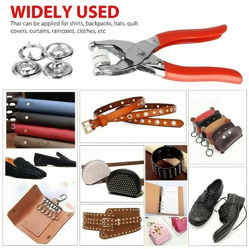 Alicate aplicador com 100 botõ - Snap Button Plier avaliação e preço