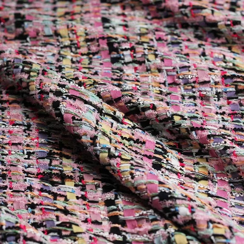 Tecido Tweed Pesado Colorido R - Sewing Tweed Fabric avaliação e preço