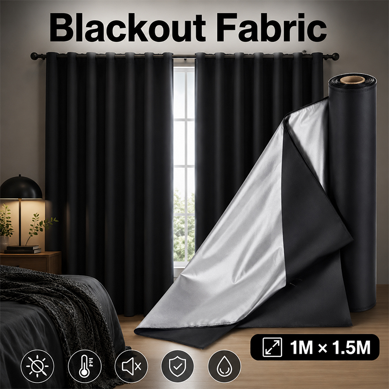 Tecido Blackout Preto Prateado - Sewing Cloth avaliação e preço