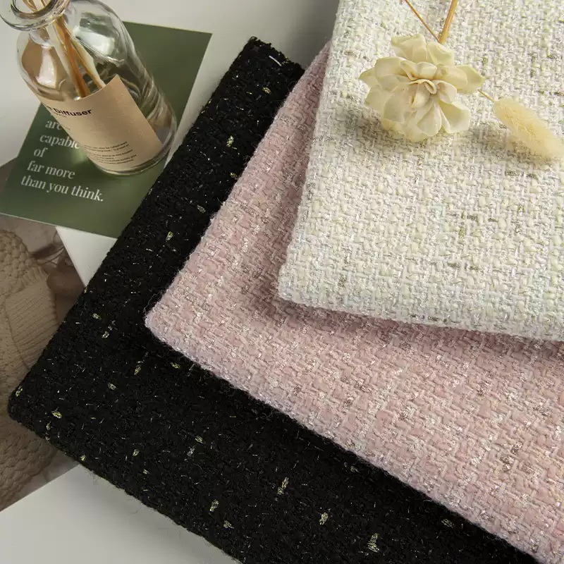 Tecido tweed tingido com fio b - Sewing Tweed Fabric avaliação e preço