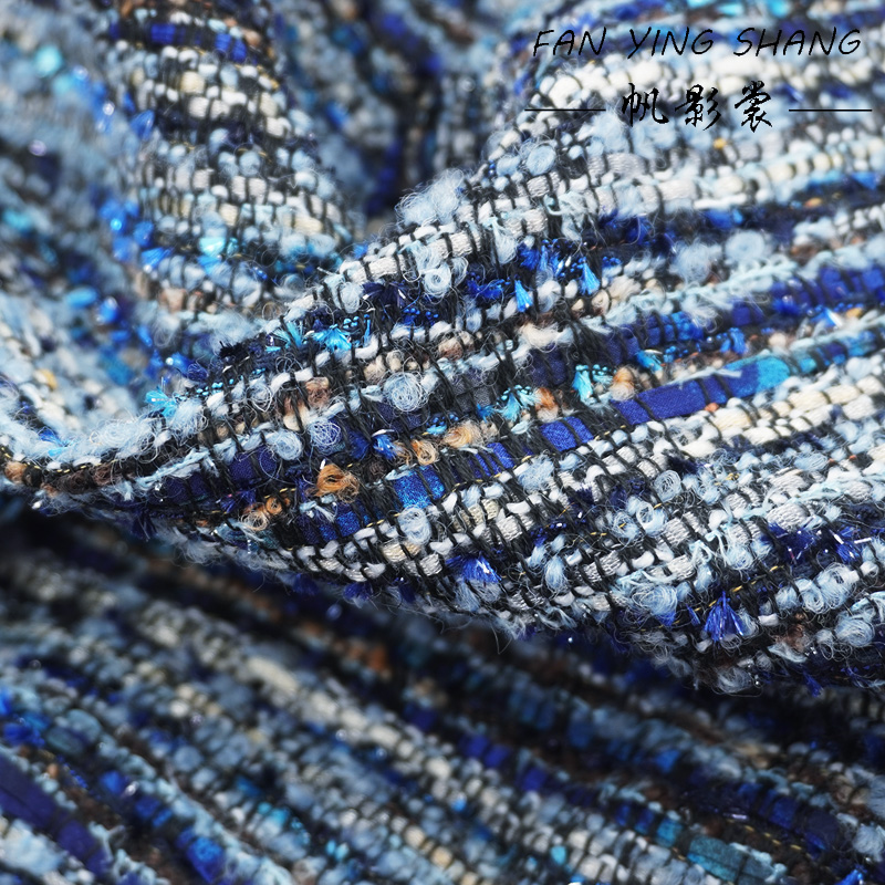 2025 série azul brilhante chif - Sewing Tweed Fabric avaliação e preço
