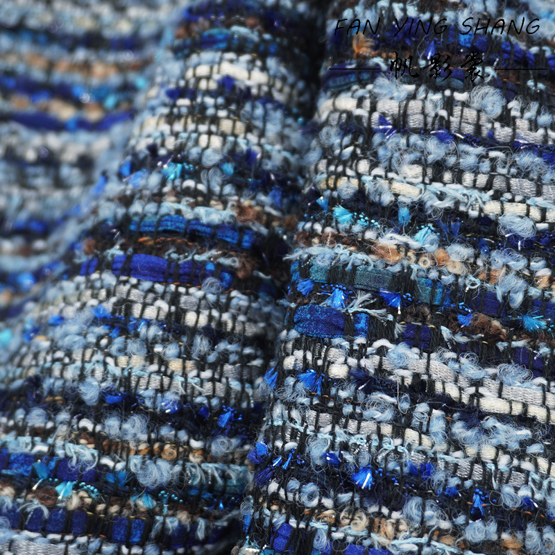 2025 série azul brilhante chif - Sewing Tweed Fabric avaliação e preço