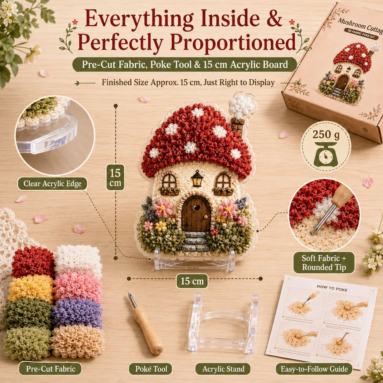 Kit de Arte em Tecido 3D DIY,  - Is Sewing Textile Art avaliação e preço