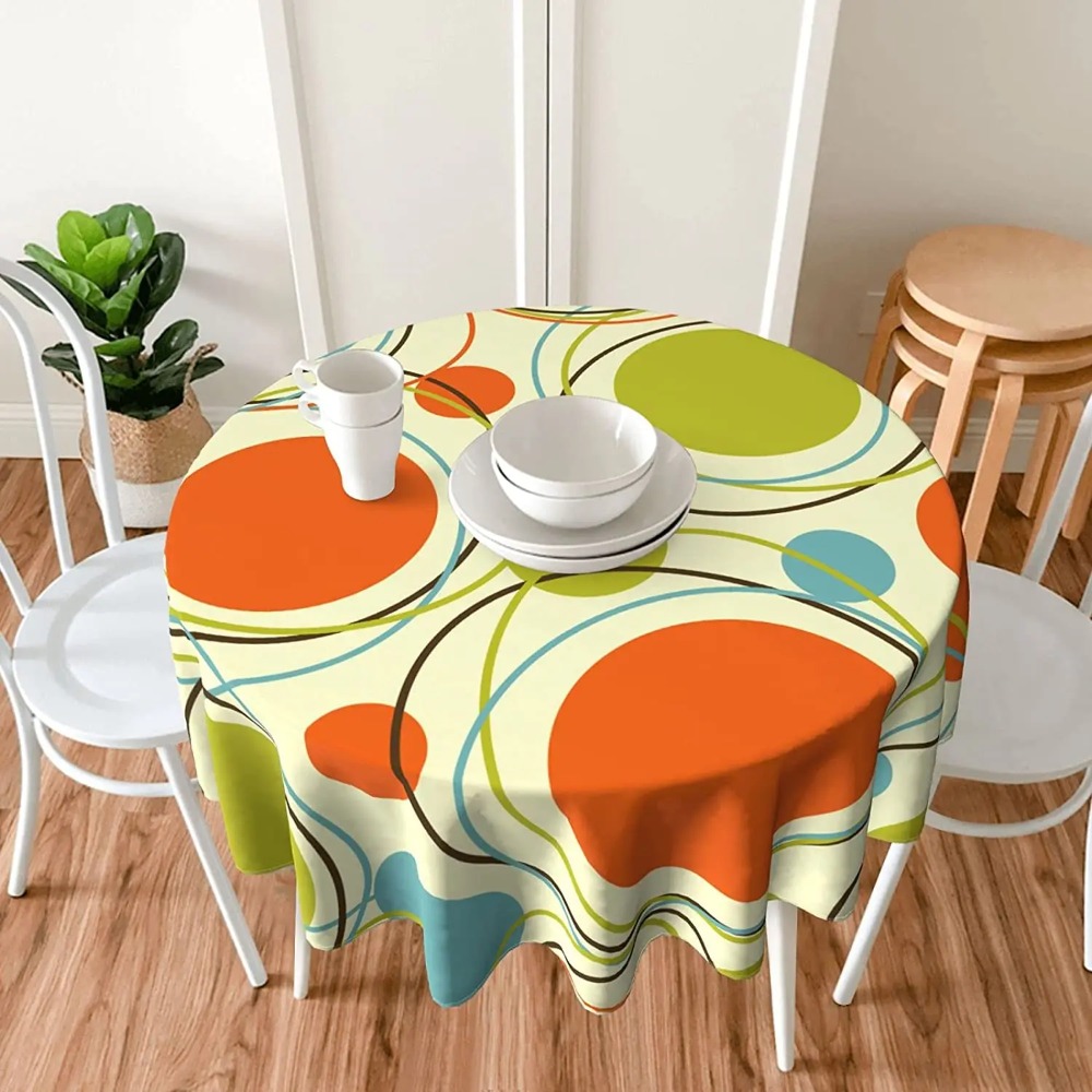 Toalha de mesa colorida dos an - Century Textile & Sewing Supply Reviews avaliação e preço