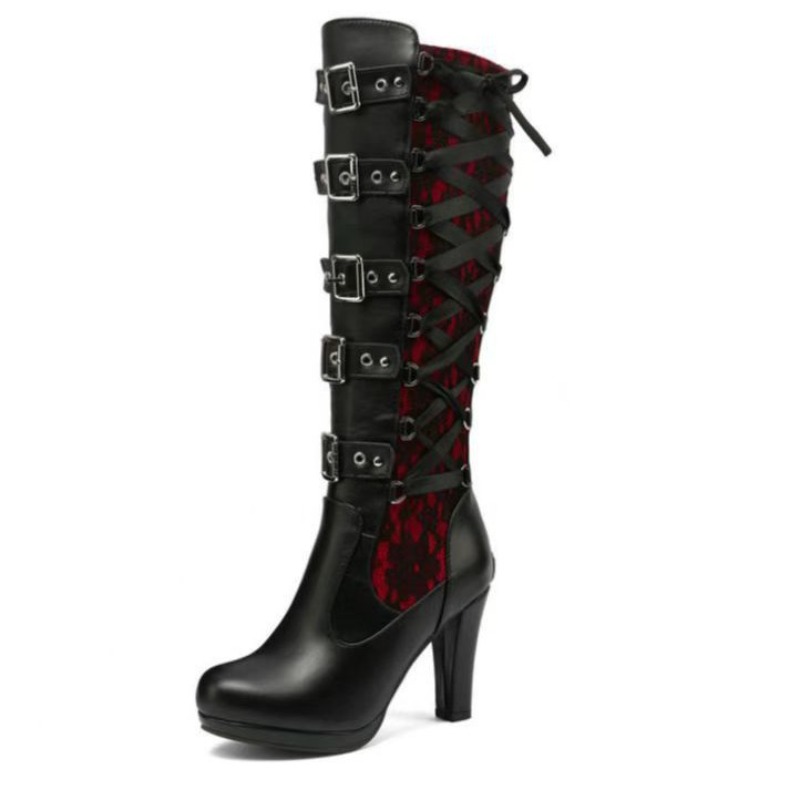 Botas Femininas Estilo Punk Gó - Sewing Cloth avaliação e preço